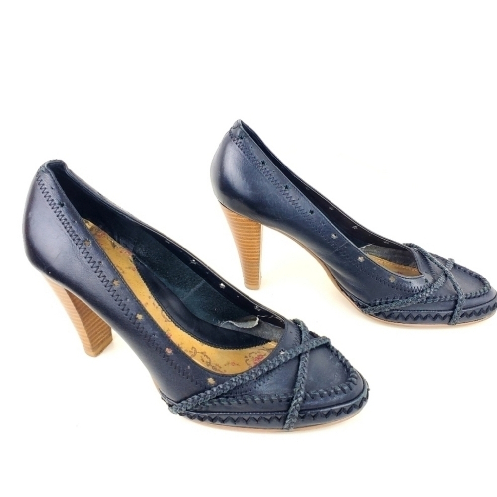 SEYCHELLES women heels size 10 leather